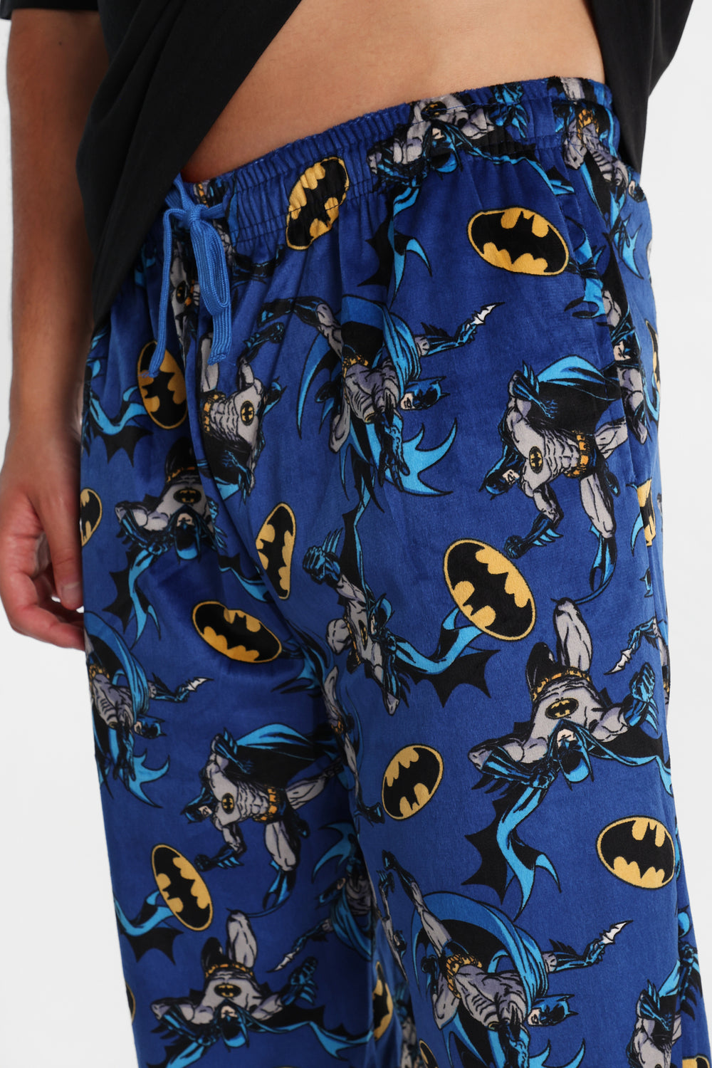 Pantalon pyjama en molleton soyeux imprimé Batman Pantalon pyjama en molleton soyeux imprimé Batman