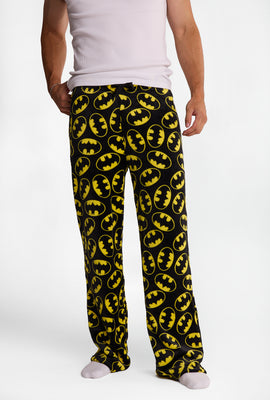 Pantalon pyjama pelucheux imprimé Batman