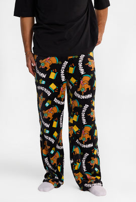Pantalon pyjama pelucheux imprimé Scooby-Doo! Munchies