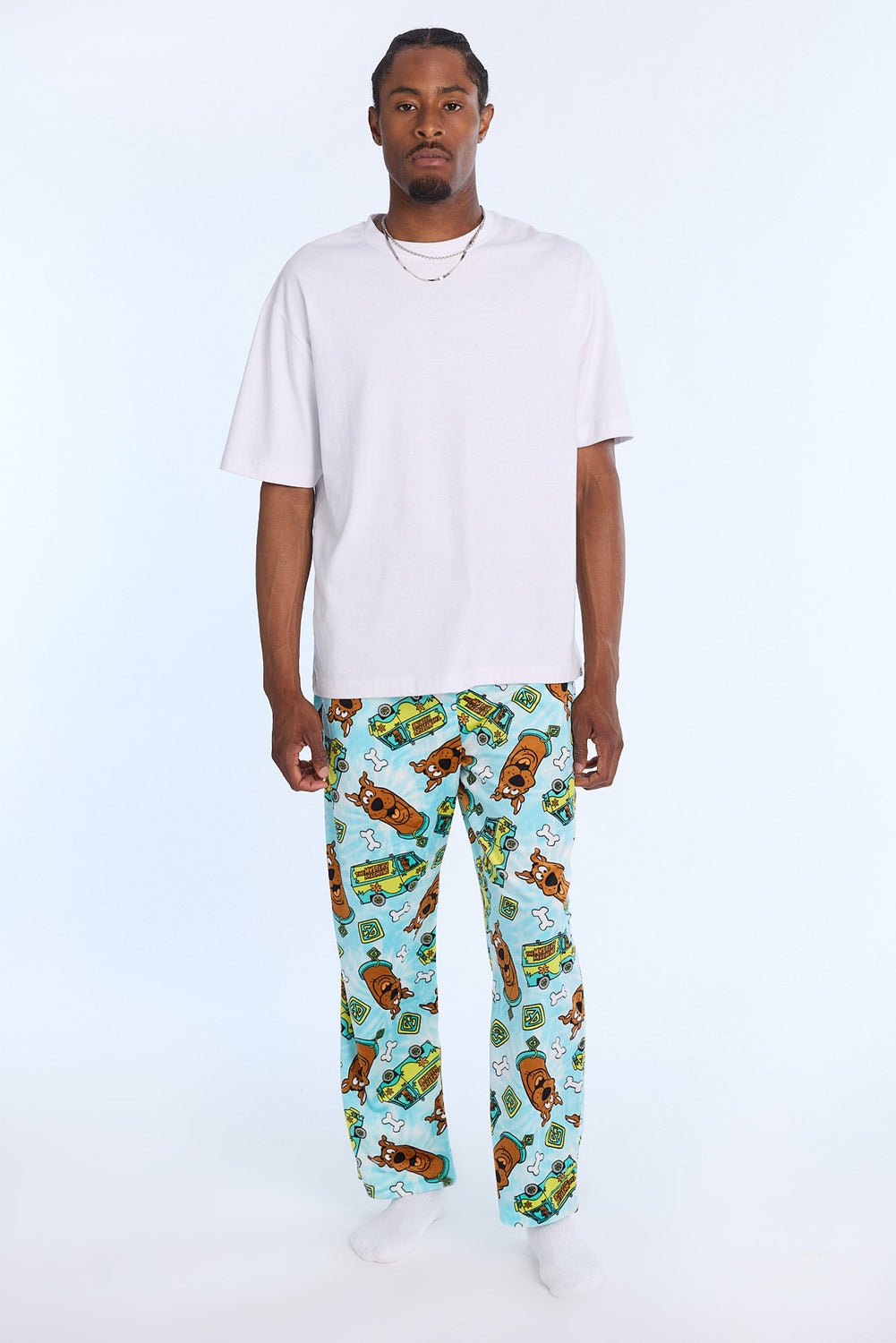 Pantalon de pyjama en polaire Scooby-Doo homme Pantalon de pyjama en polaire Scooby-Doo homme