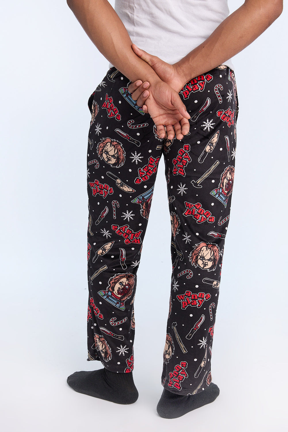 Mens Chucky Christmas Print Pajama Pant Mens Chucky Christmas Print Pajama Pant