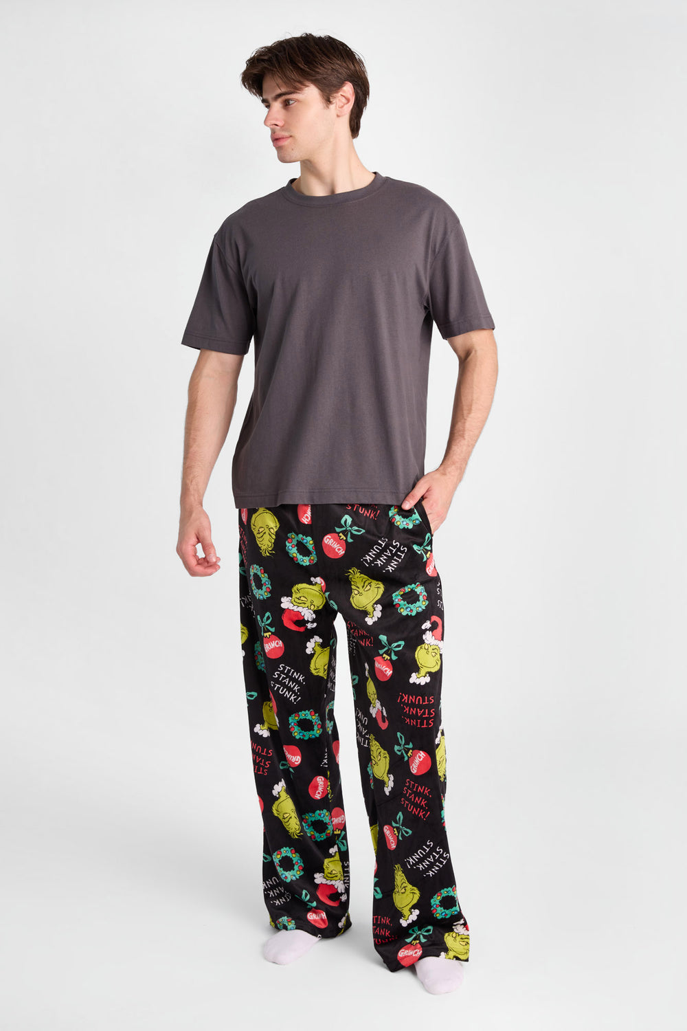 Pantalon de pyjama à imprimé Le Grinch Pantalon de pyjama à imprimé Le Grinch