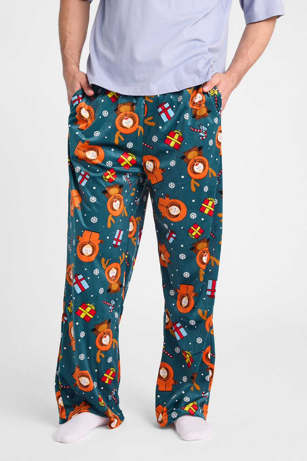 Pantalon de pyjama à imprimé de rennes South Park Pantalon de pyjama à imprimé de rennes South Park
