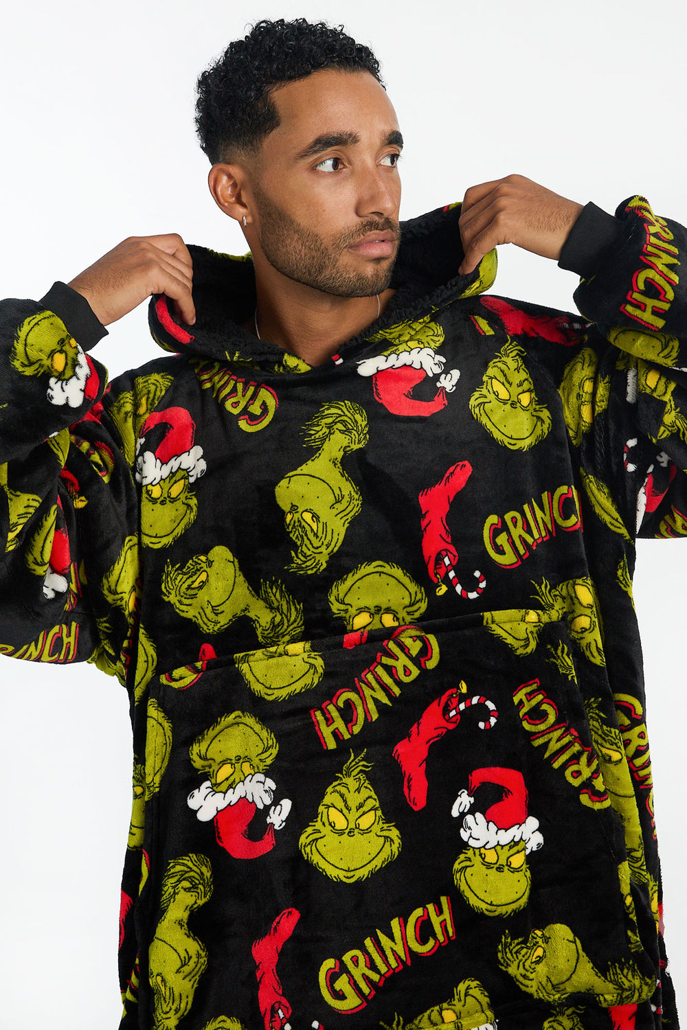 The Grinch Oversized Blanket Hoodie The Grinch Oversized Blanket Hoodie