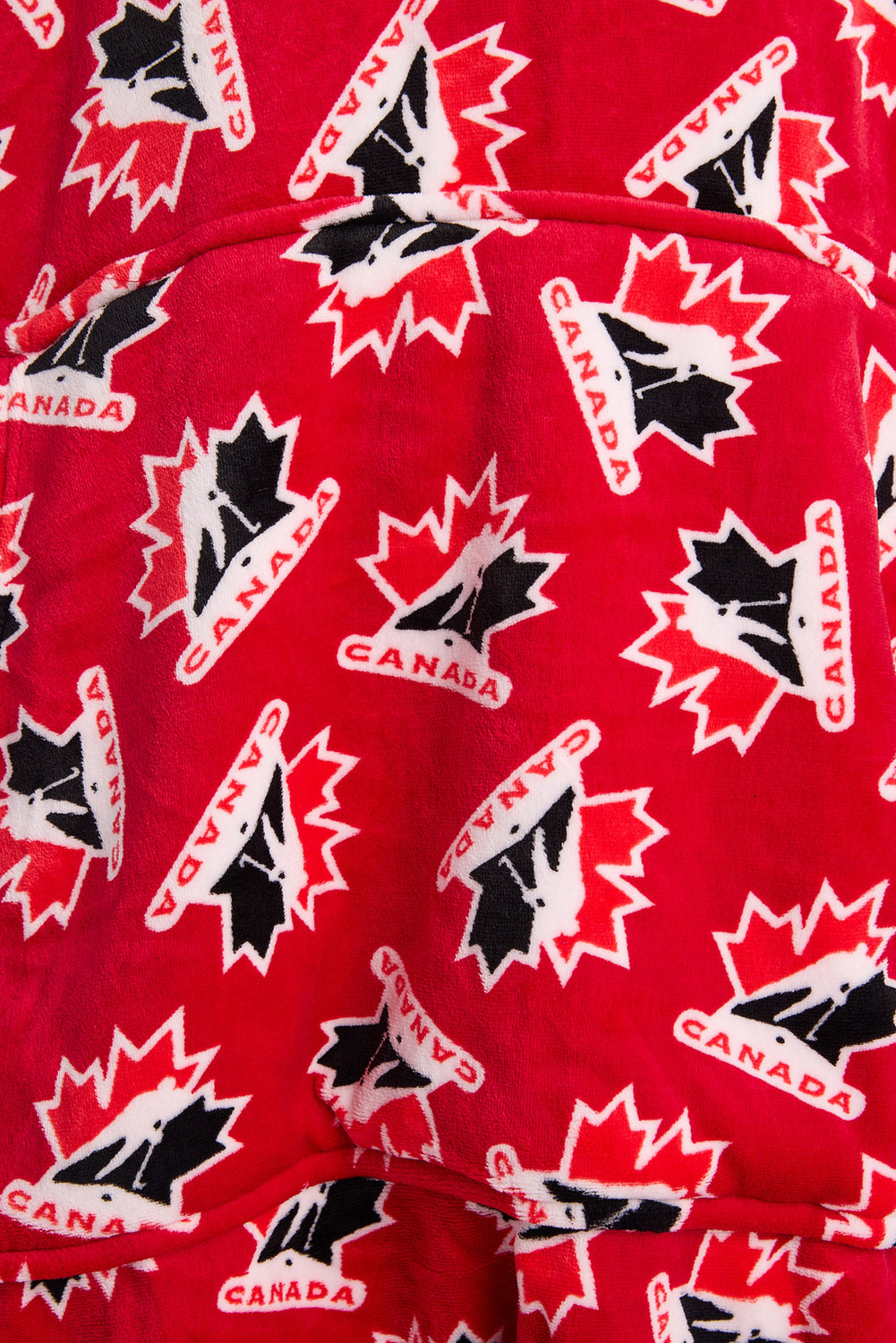Team Canada Hockey Logo Blanket Hoodie Team Canada Hockey Logo Blanket Hoodie