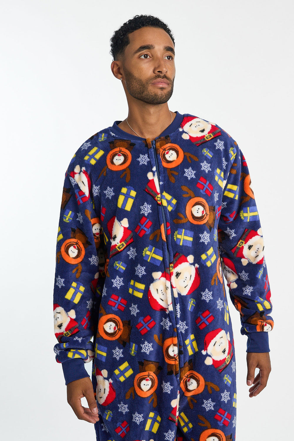 Combinaison pyjama en peluche imprimé South Park homme Combinaison pyjama en peluche imprimé South Park homme