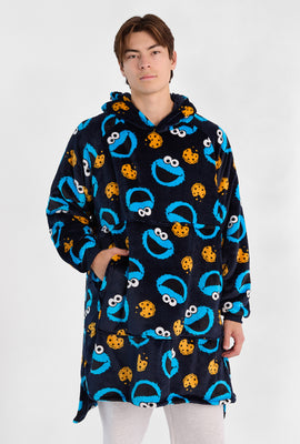 Cookie Monster Oversized Blanket Hoodie