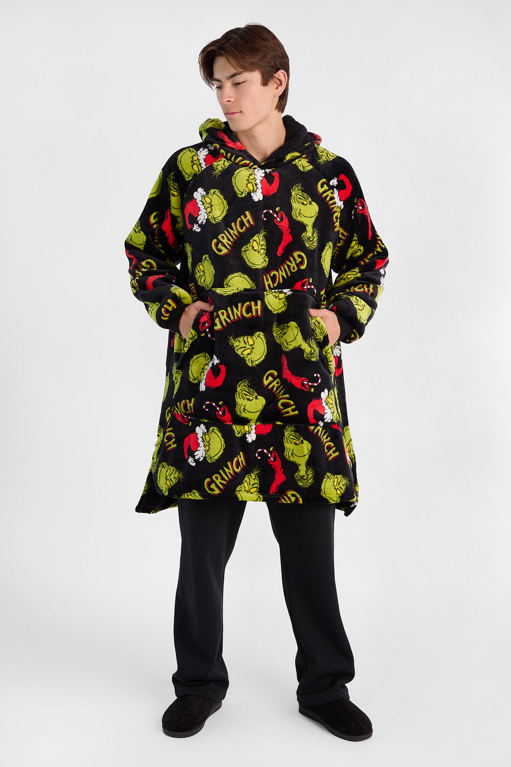 The Grinch Oversized Blanket Hoodie The Grinch Oversized Blanket Hoodie