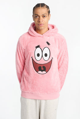 Mens Patrick Graphic Sherpa Hoodie