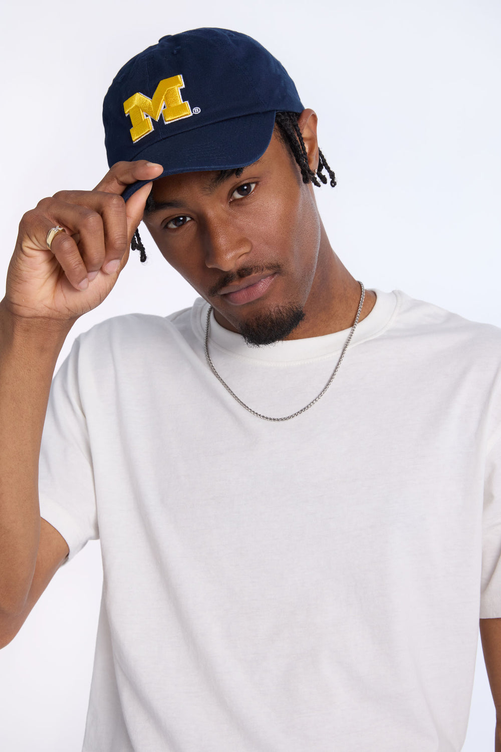 Mens Michigan Logo Dad Hat Mens Michigan Logo Dad Hat