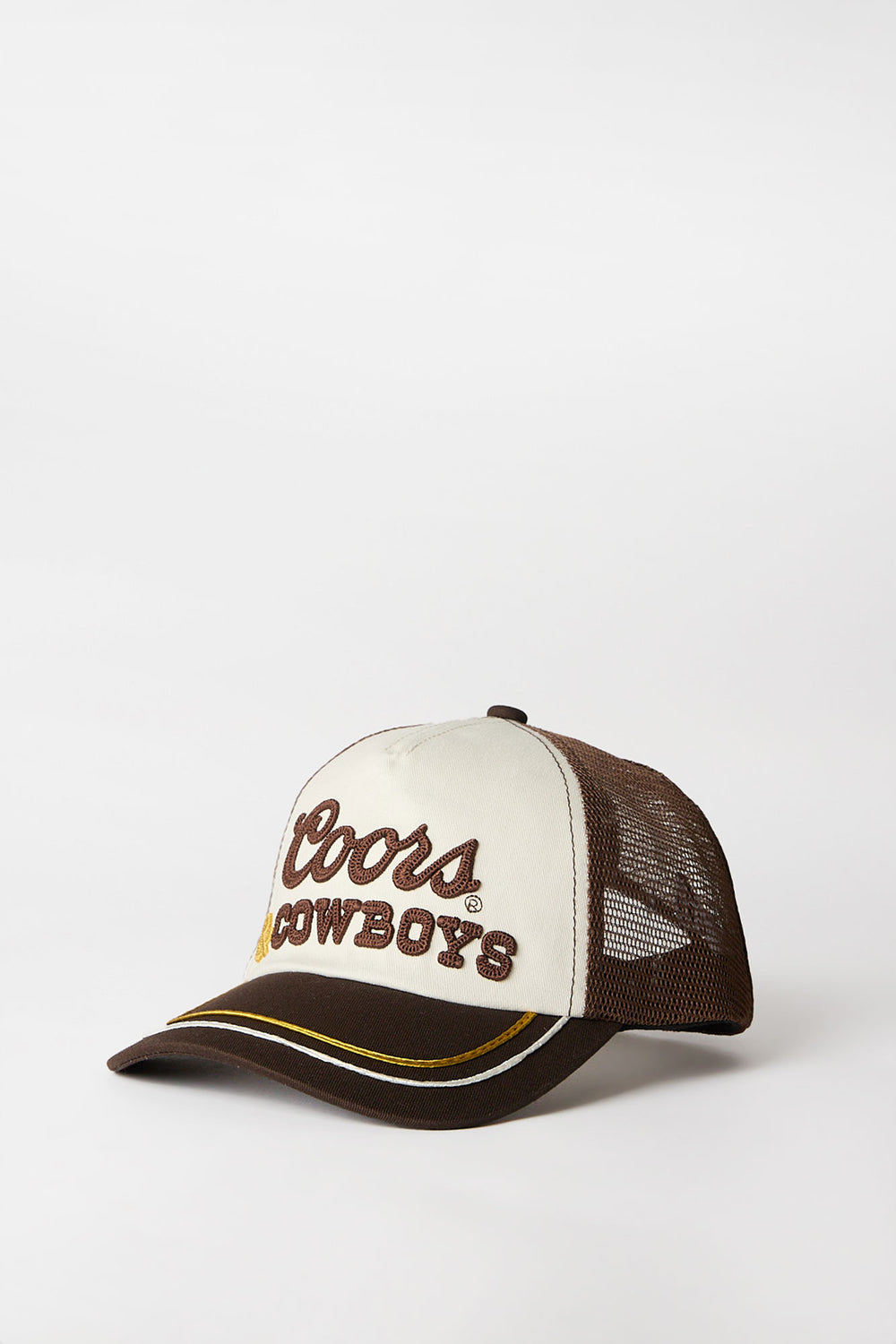 Coors & Cowboys Embroidered Trucker Cap Coors & Cowboys Embroidered Trucker Cap