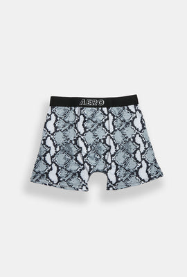 Python Snake Skin Printed Boxer Briefs