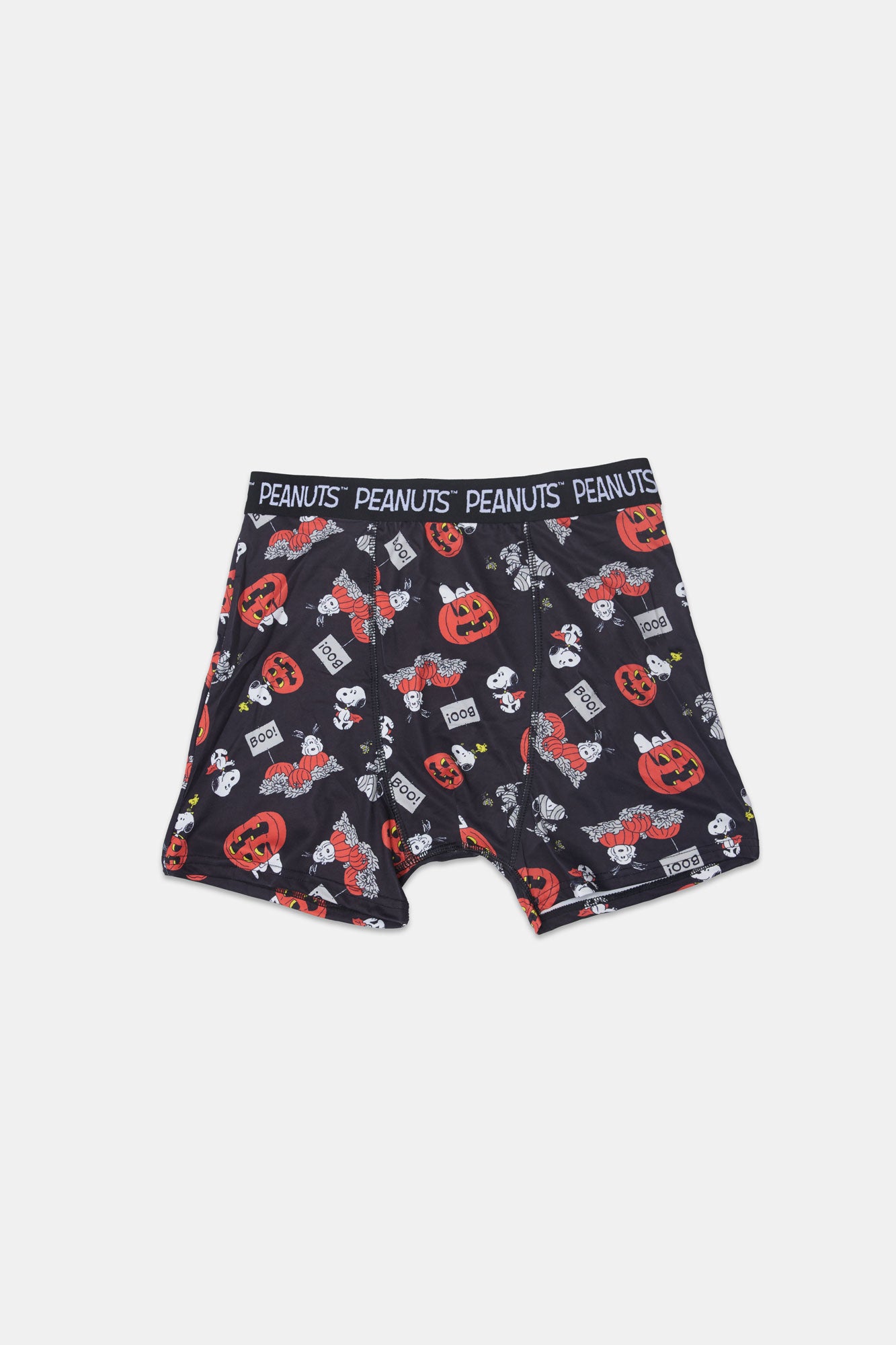 Mens Peanuts Snoopy Halloween Boxer Brief - Black /
