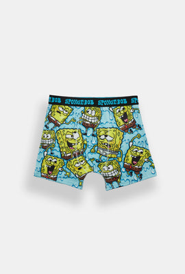 Caleçon boxeur imprimé Bob l'éponge