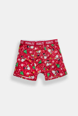 Caleçon boxeur imprimé de Noël Snoopy