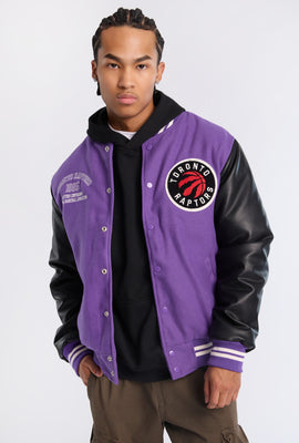 Mens Toronto Raptors Varsity Bomber Jacket