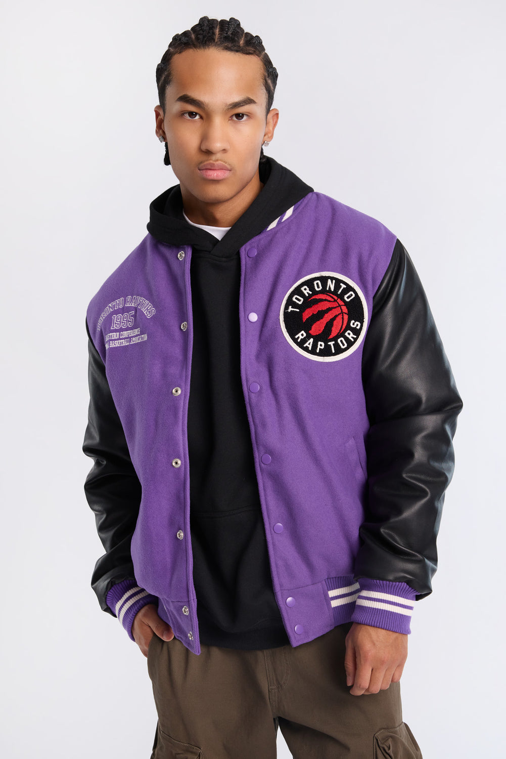 Mens Toronto Raptors Varsity Bomber Jacket Mens Toronto Raptors Varsity Bomber Jacket