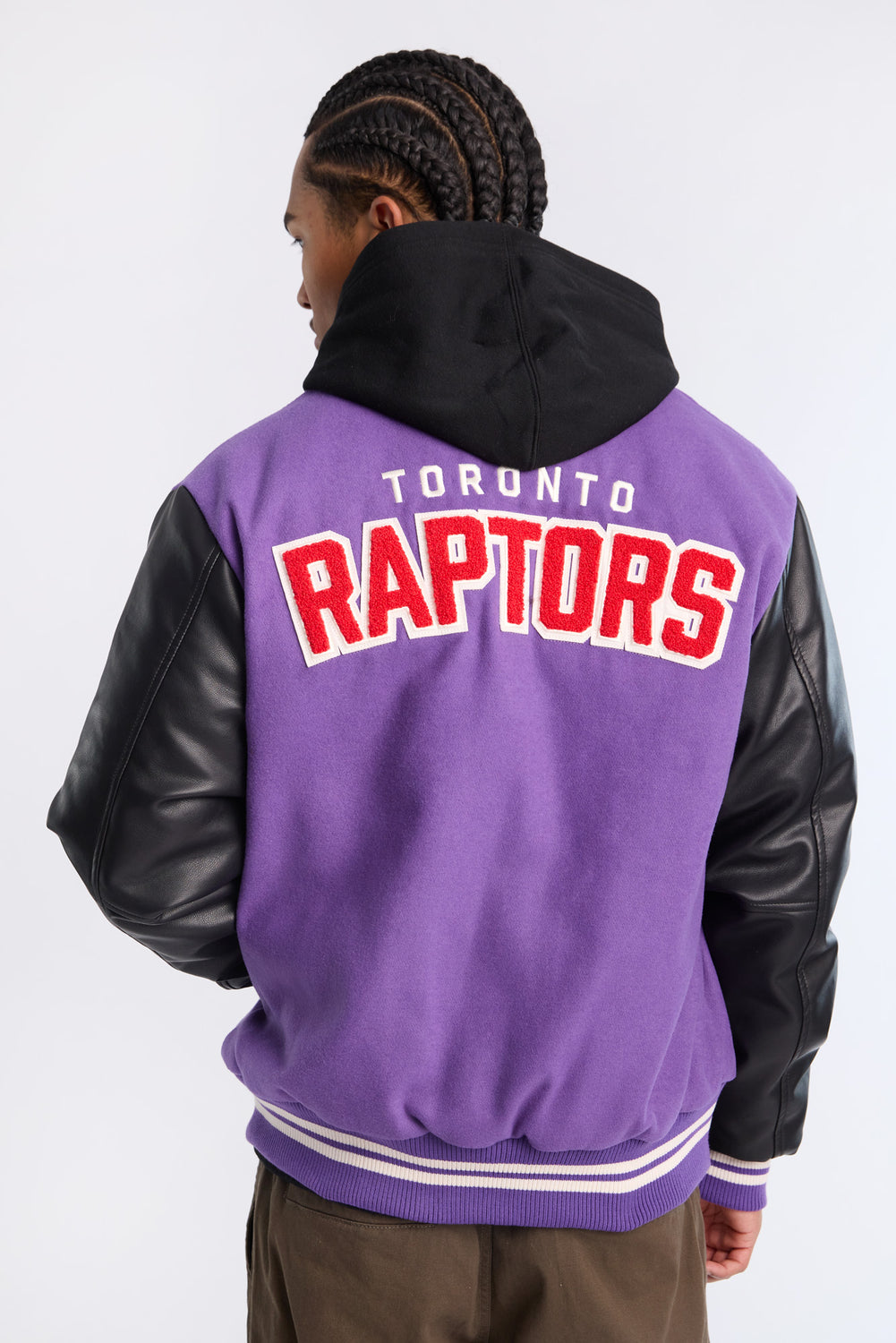Mens Toronto Raptors Varsity Bomber Jacket Mens Toronto Raptors Varsity Bomber Jacket