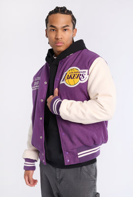 Mens LA Lakers Varsity Bomber Jacket
