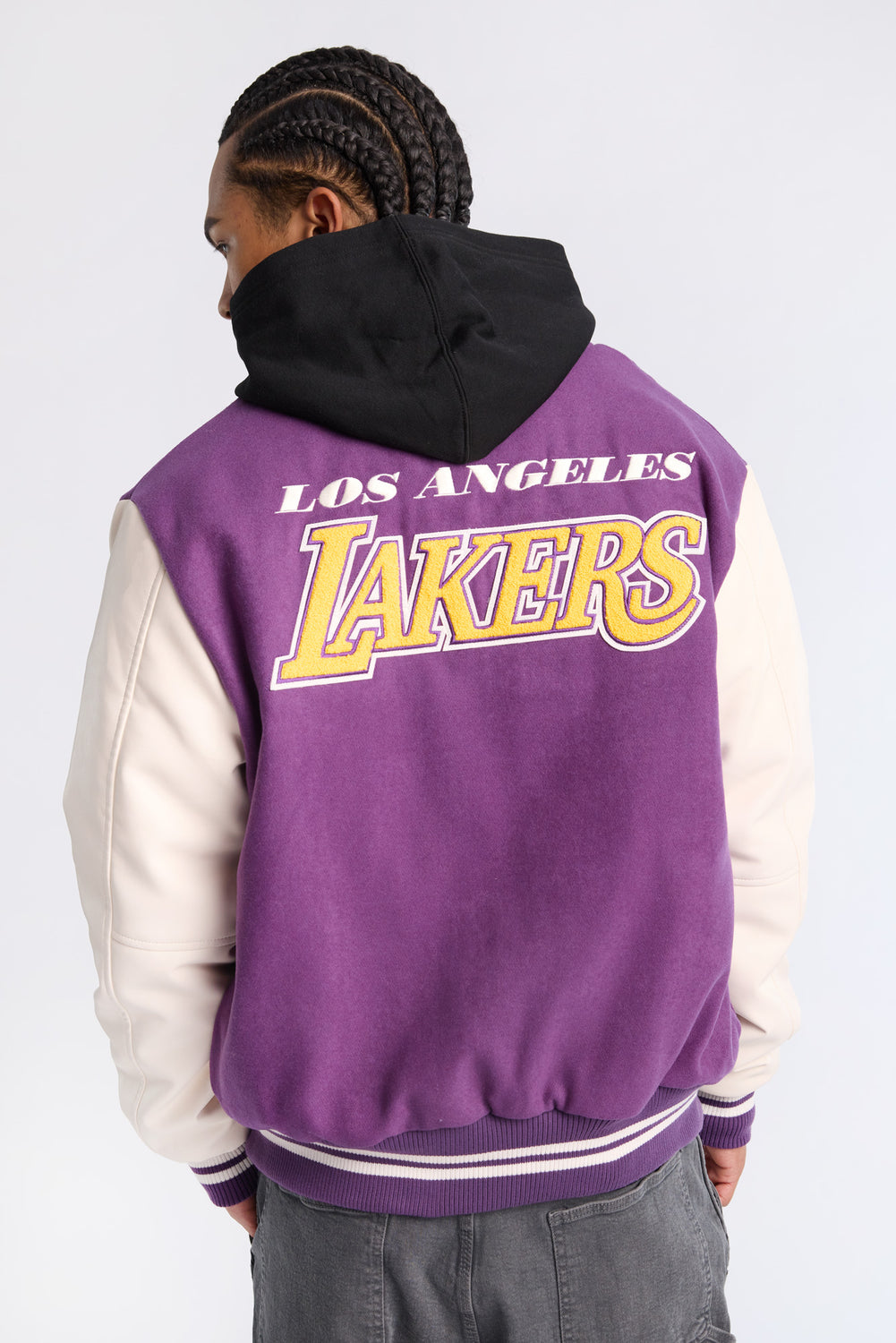 Mens LA Lakers Varsity Bomber Jacket Mens LA Lakers Varsity Bomber Jacket