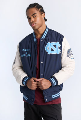 Mens UNC Tar Heels Nylon Varsity Jacket