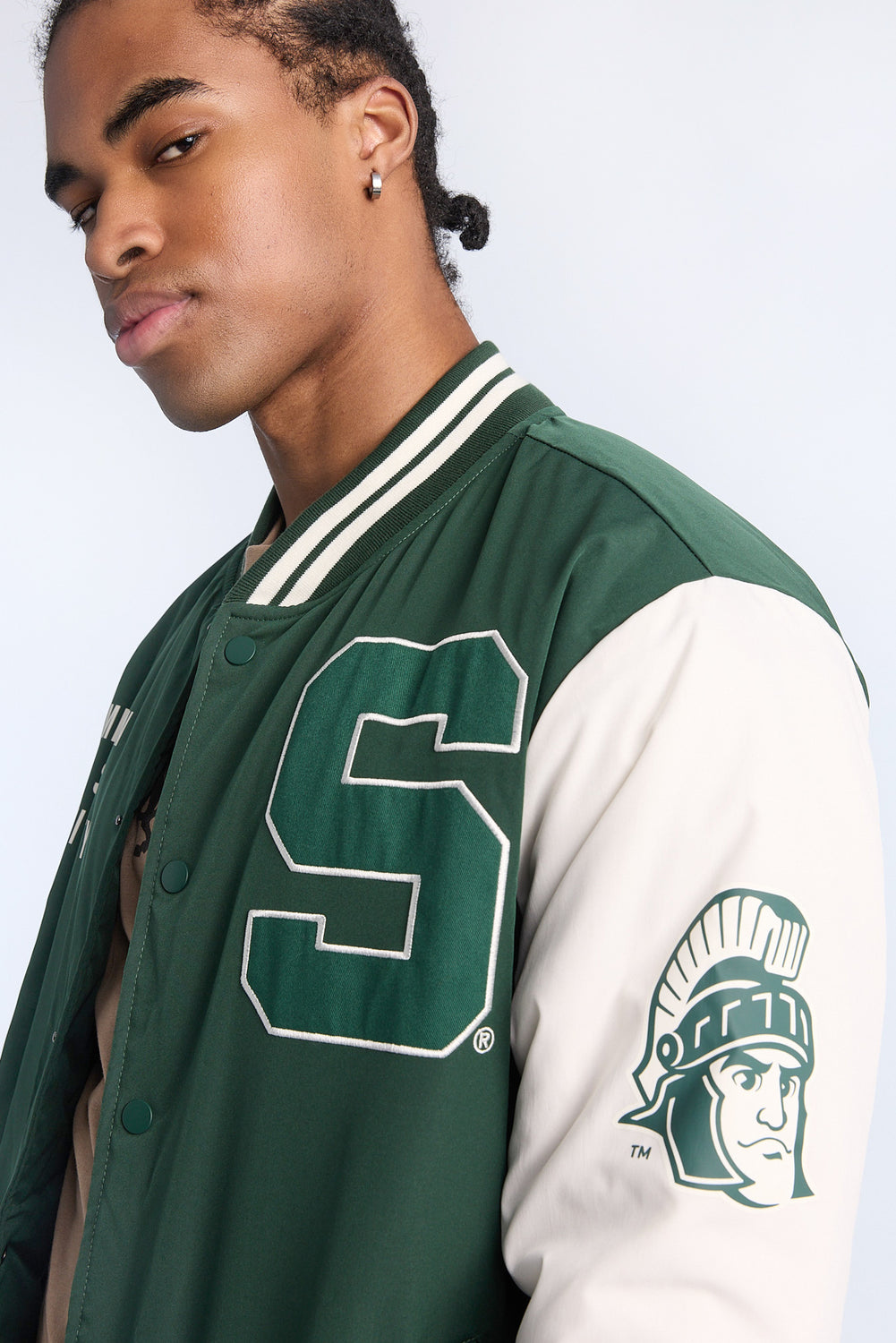 Veste bomber Michigan State University homme Veste bomber Michigan State University homme