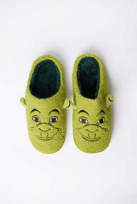Pantoufles en peluche Shrek homme