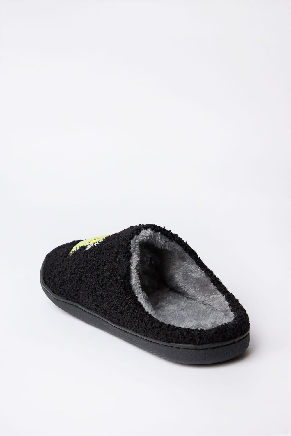 Mens The Grinch Santa Plush Slippers Mens The Grinch Santa Plush Slippers