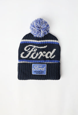 Tuque à pompon logo Ford