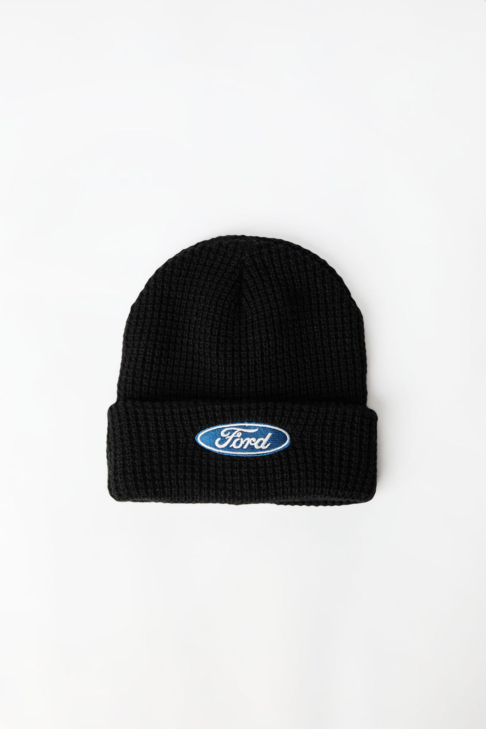 Ford Logo Waffle Knit Beanie Ford Logo Waffle Knit Beanie