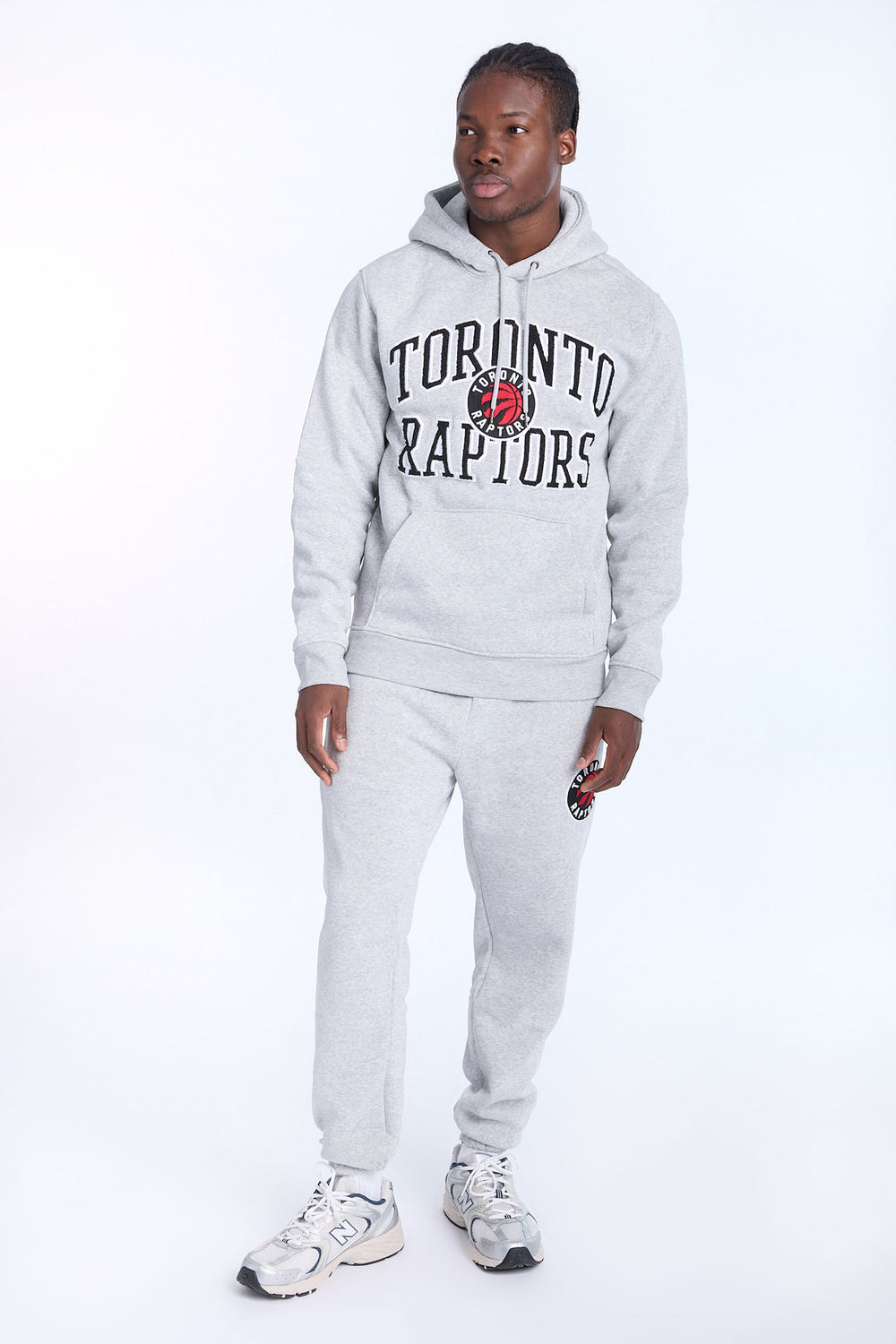 Mens Toronto Raptors Grey Melange Hoodie Mens Toronto Raptors Grey Melange Hoodie