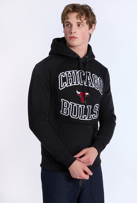 Mens Chicago Bulls Chenille Logo Hoodie