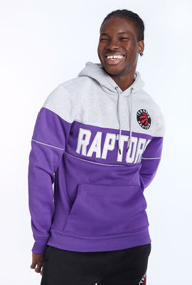 Mens Toronto Raptors Colour Block Hoodie