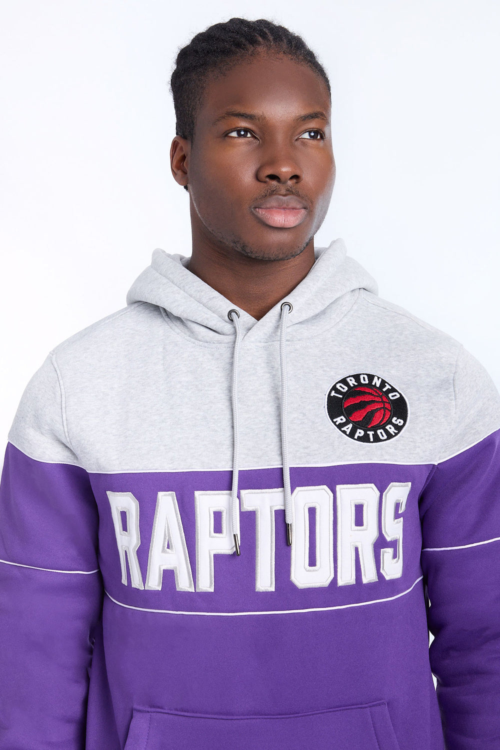 Haut à capuchon bicolore Toronto Raptors homme Haut à capuchon bicolore Toronto Raptors homme