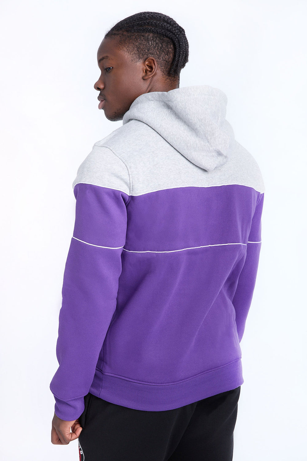Mens Toronto Raptors Colour Block Hoodie Mens Toronto Raptors Colour Block Hoodie