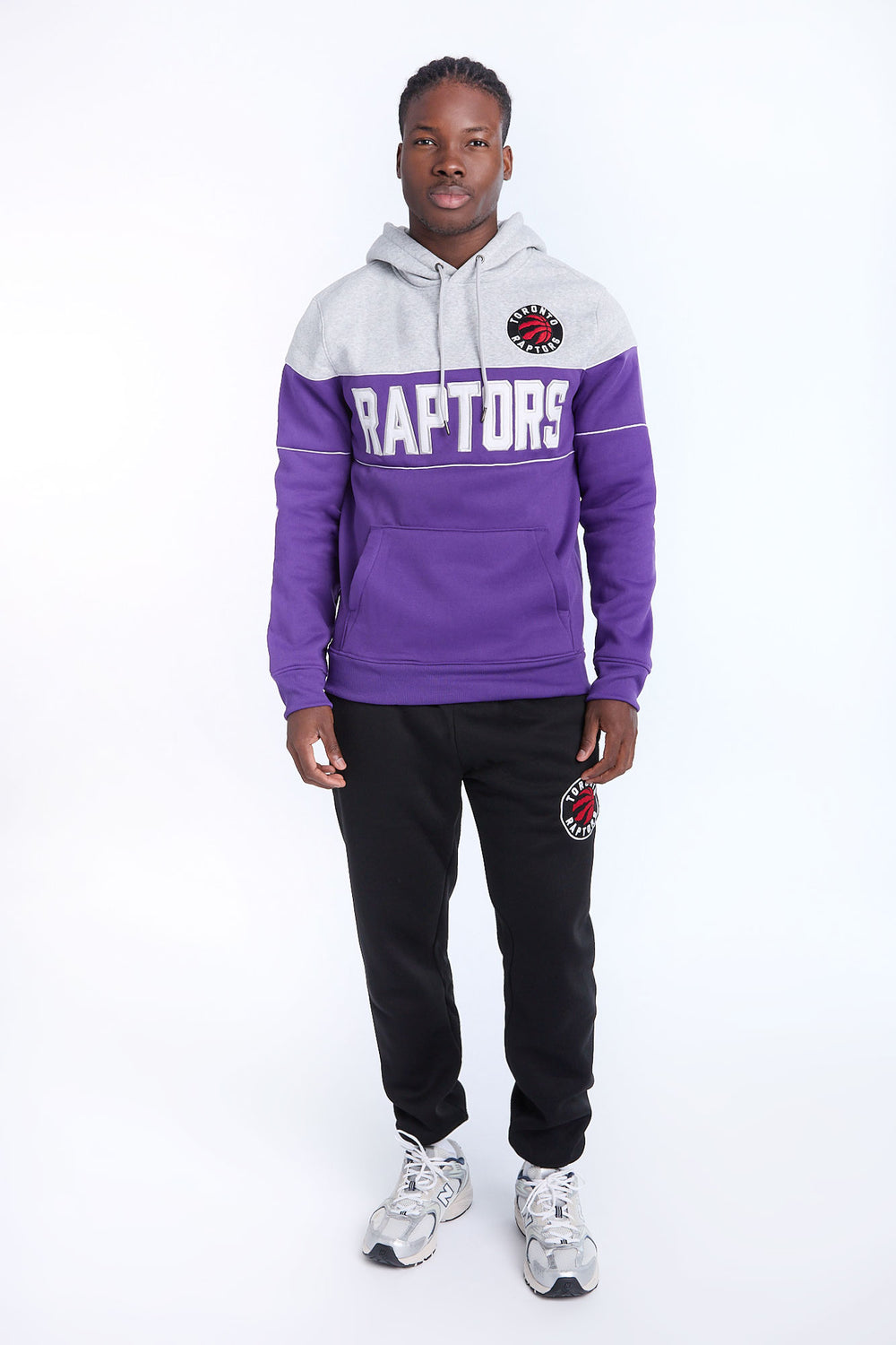 Mens Toronto Raptors Colour Block Hoodie Mens Toronto Raptors Colour Block Hoodie