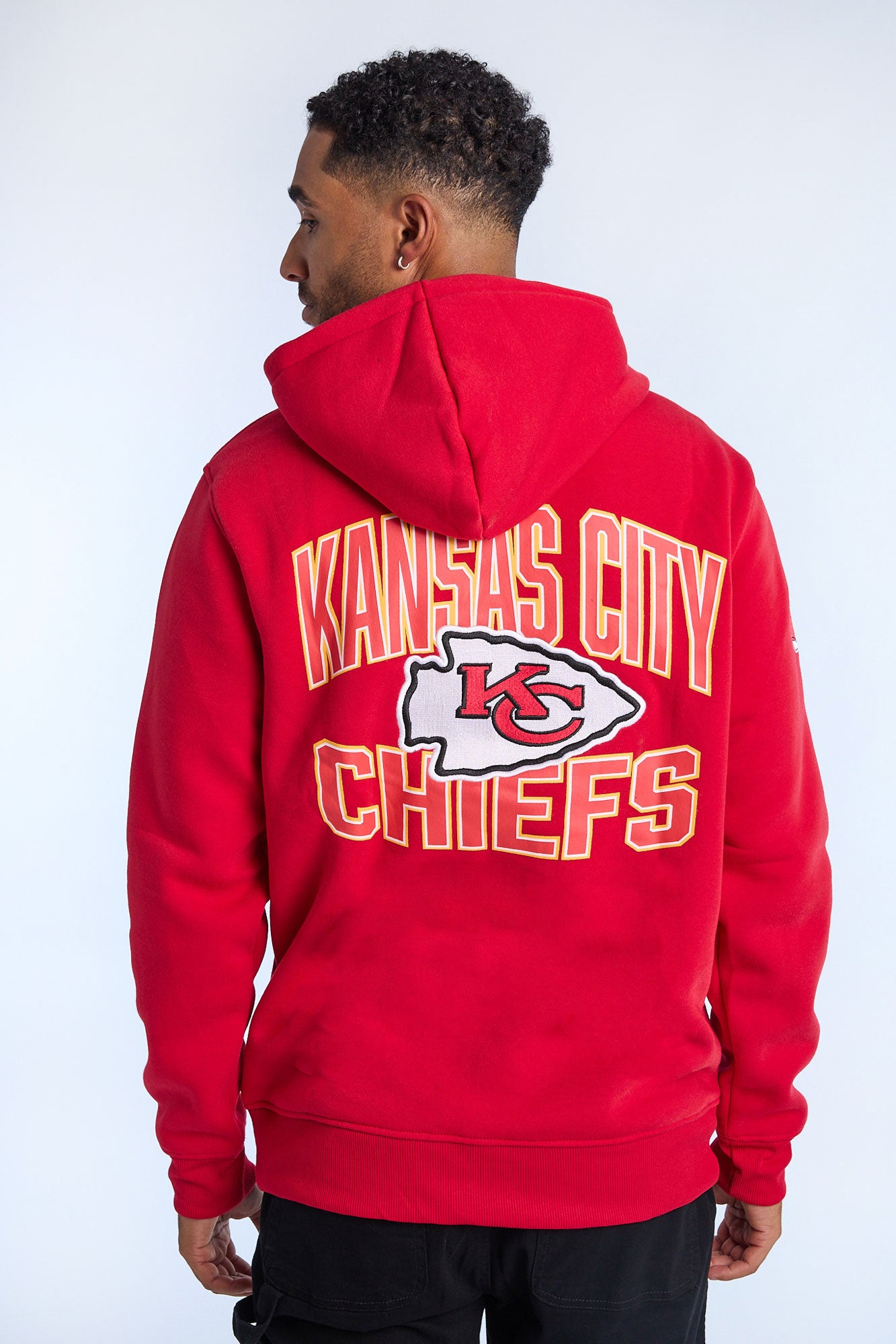 Mens Kansas City Chiefs Graphic Hoodie - Red /