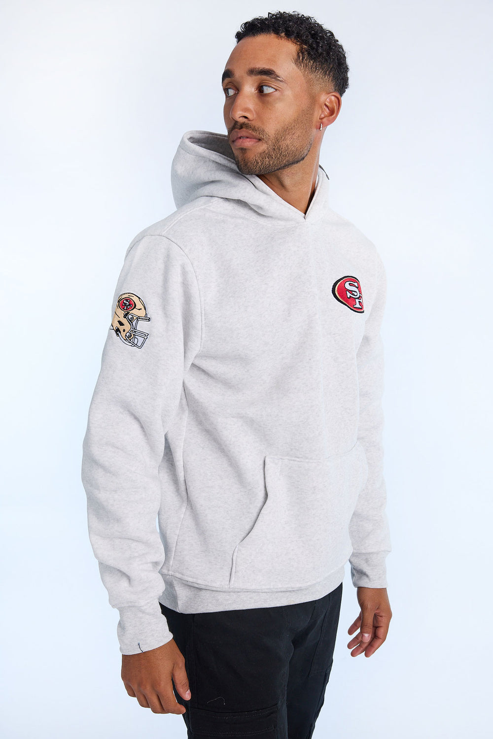 Haut à capuchon logo San Francisco 49ers homme Haut à capuchon logo San Francisco 49ers homme