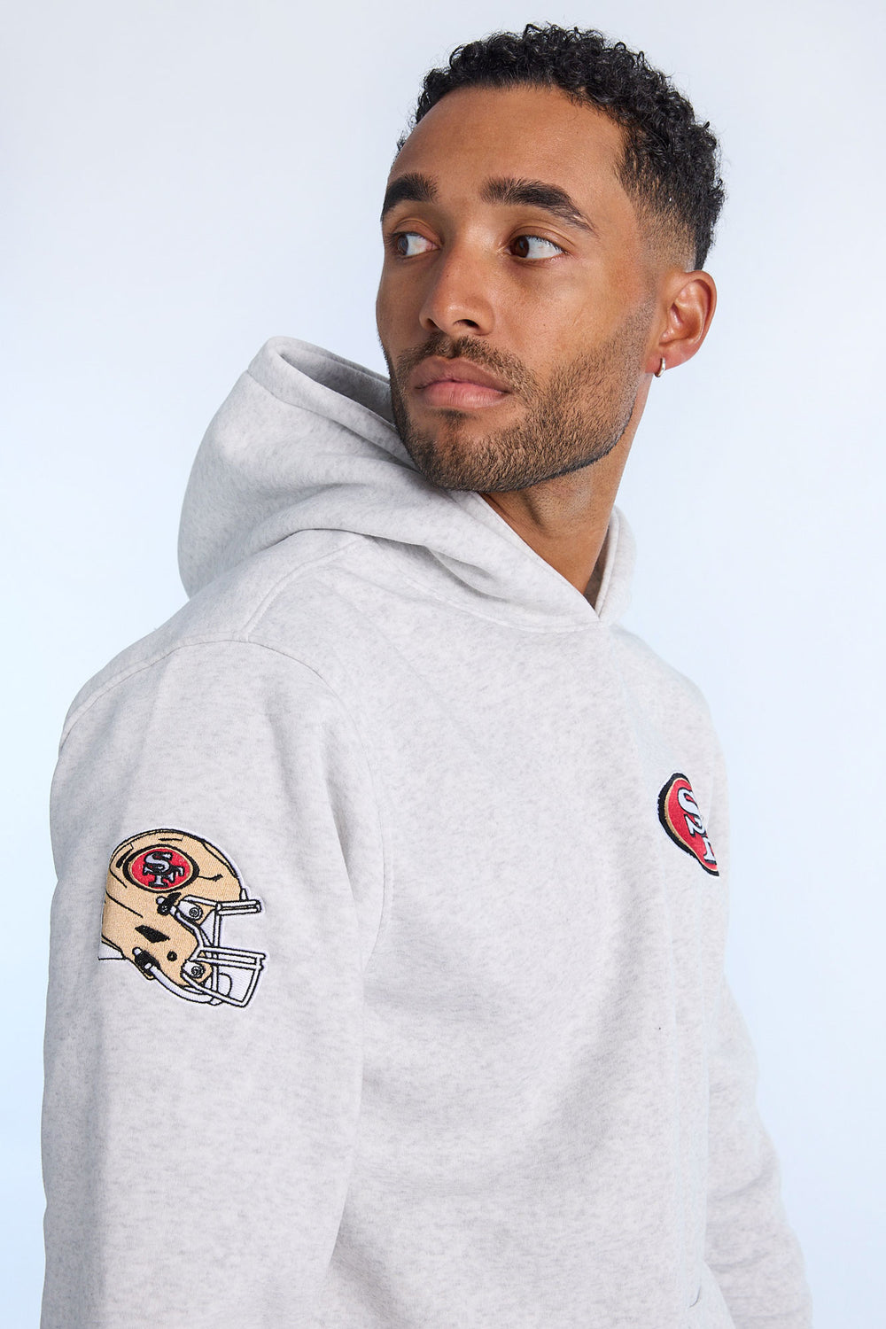 Haut à capuchon logo San Francisco 49ers homme Haut à capuchon logo San Francisco 49ers homme