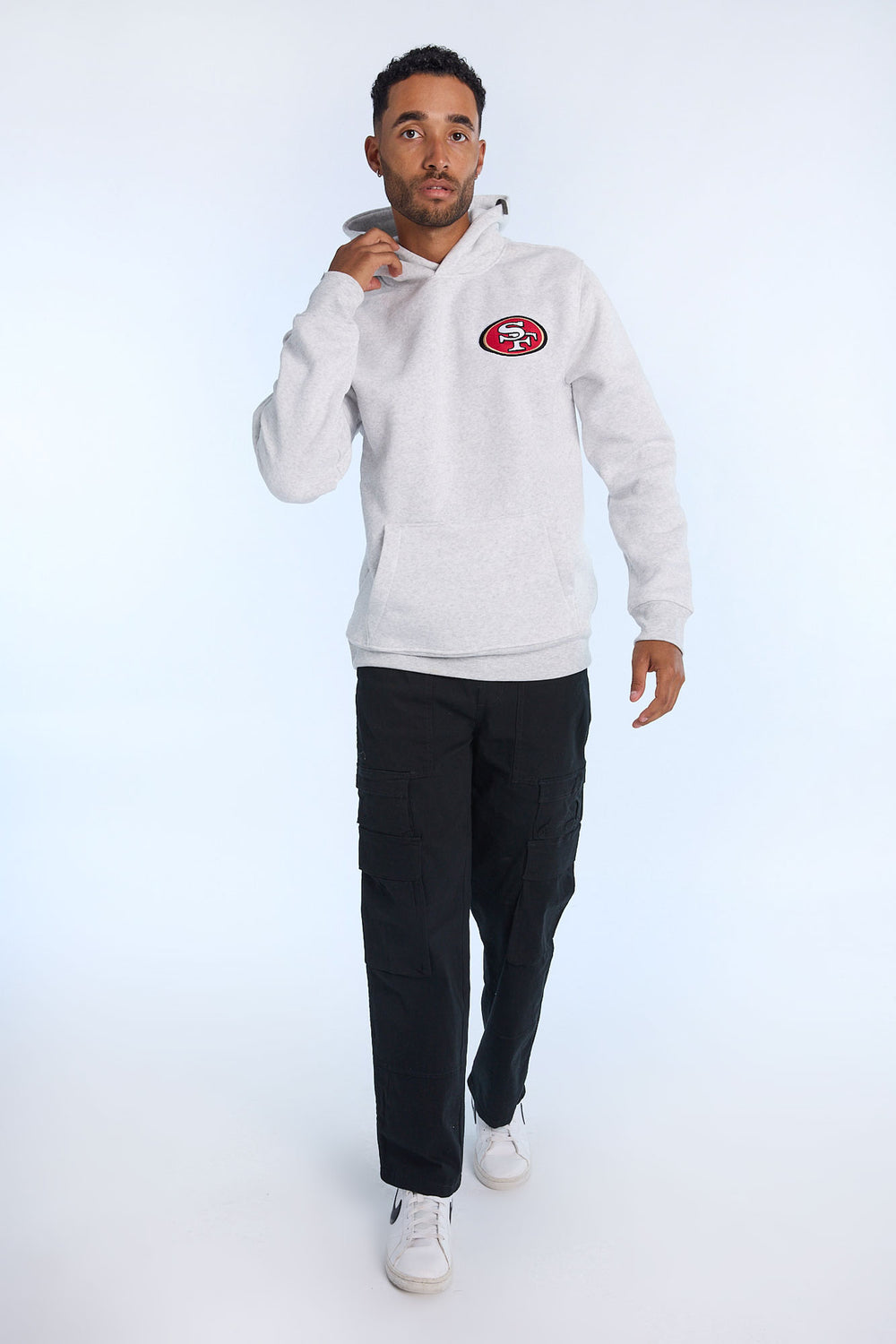 Haut à capuchon logo San Francisco 49ers homme Haut à capuchon logo San Francisco 49ers homme