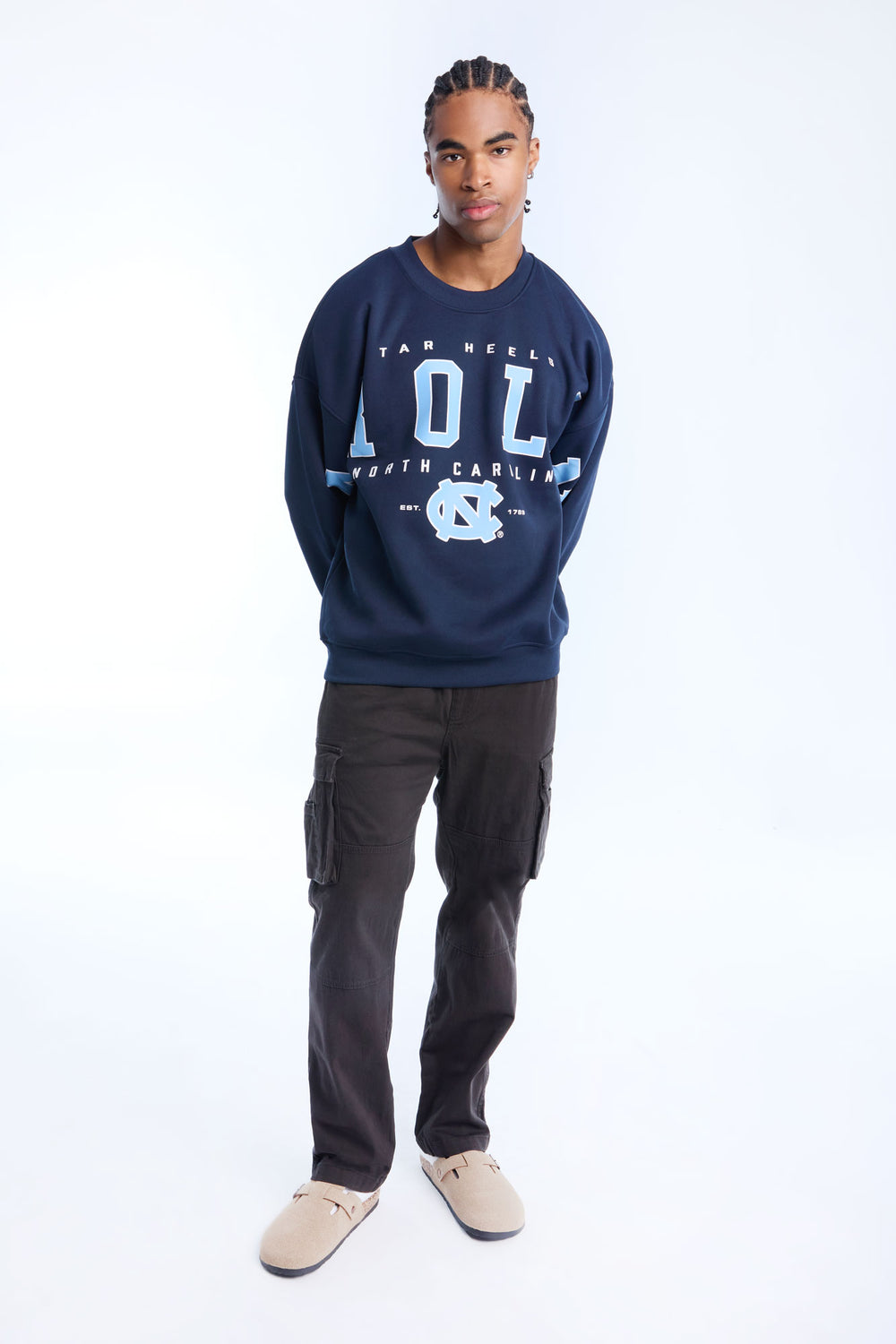 Mens UNC Tar Heels Crewneck Sweatshirt Mens UNC Tar Heels Crewneck Sweatshirt