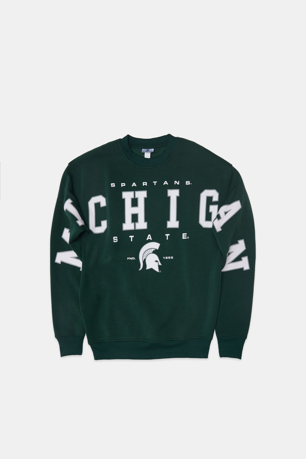 Mens Michigan State Spartans Crewneck Sweatshirt Mens Michigan State Spartans Crewneck Sweatshirt