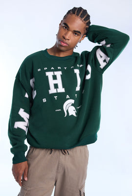 Mens Michigan State Spartans Crewneck Sweatshirt