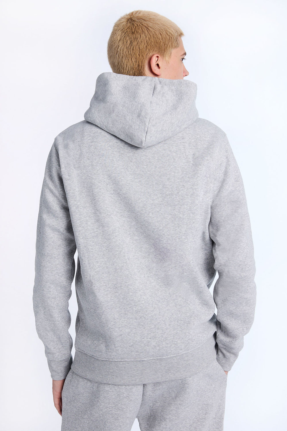 Mens Michigan Wolverines Grey Melange Hoodie Mens Michigan Wolverines Grey Melange Hoodie