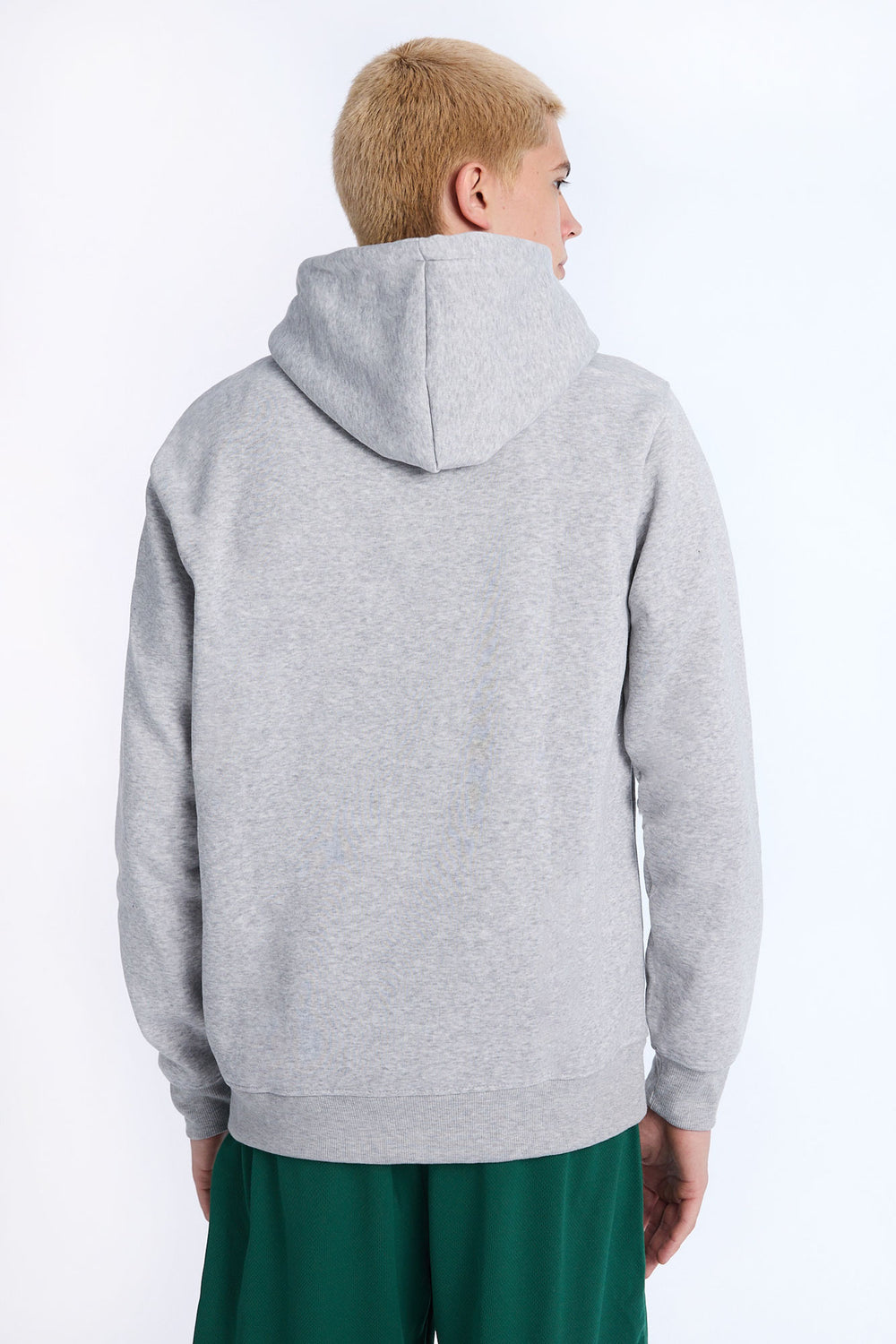 Mens Michigan State Grey Melange Hoodie Mens Michigan State Grey Melange Hoodie