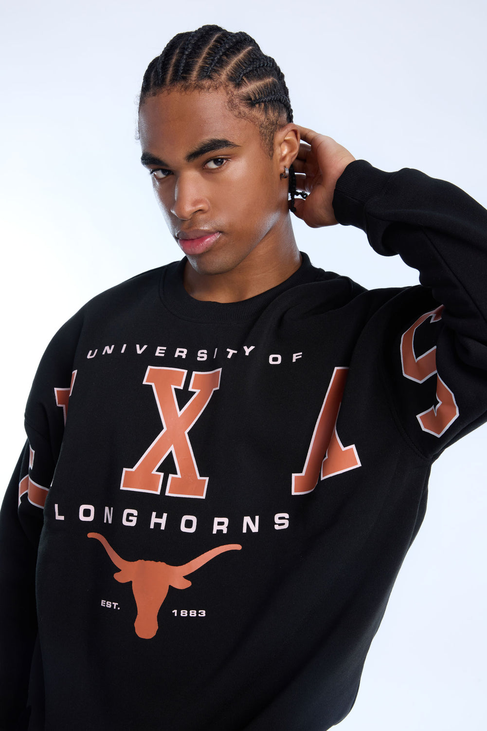 Mens Texas Longhorns Crewneck Sweatshirt Mens Texas Longhorns Crewneck Sweatshirt