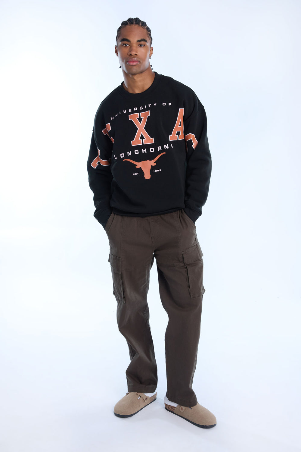 Mens Texas Longhorns Crewneck Sweatshirt Mens Texas Longhorns Crewneck Sweatshirt