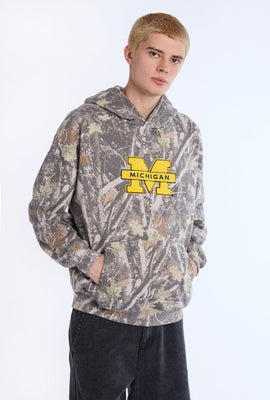 Haut à capuchon camouflage arbres Michigan homme