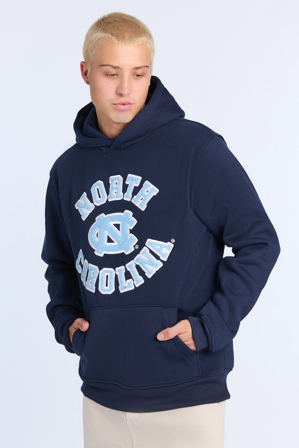Mens UNC Chenille Logo Hoodie Mens UNC Chenille Logo Hoodie