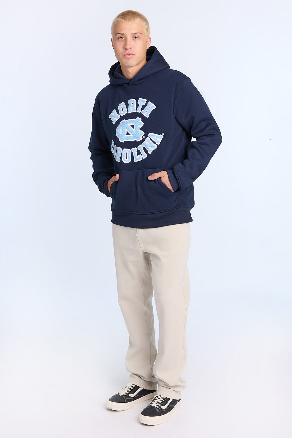 Mens UNC Chenille Logo Hoodie Mens UNC Chenille Logo Hoodie